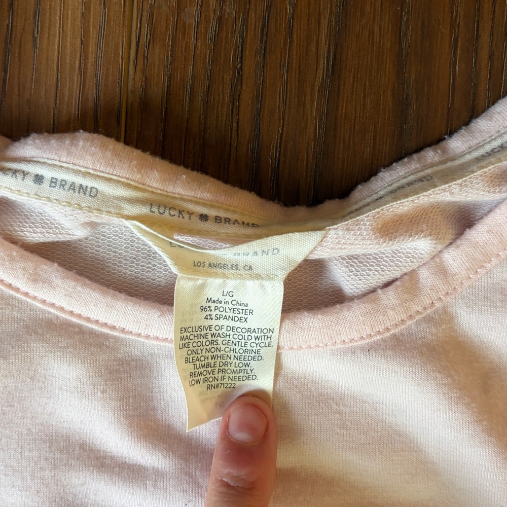 Lucky Brand Soft Pink Lounge/Pajama Set - Picture 6 of 11